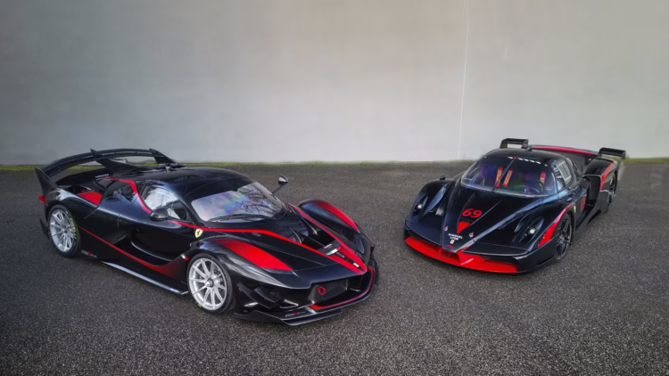 2018 Ferrari FXX K Evo and 2008 Ferrari FXX Evo