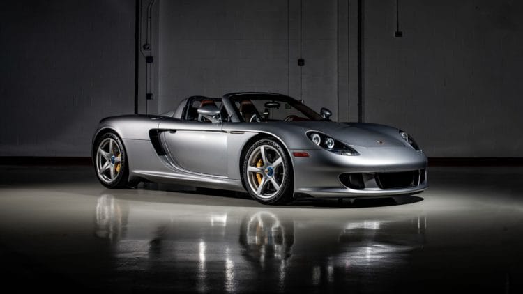2005 Porsche Carrera GT model record at RM Sotheby Miami 2026 auction.