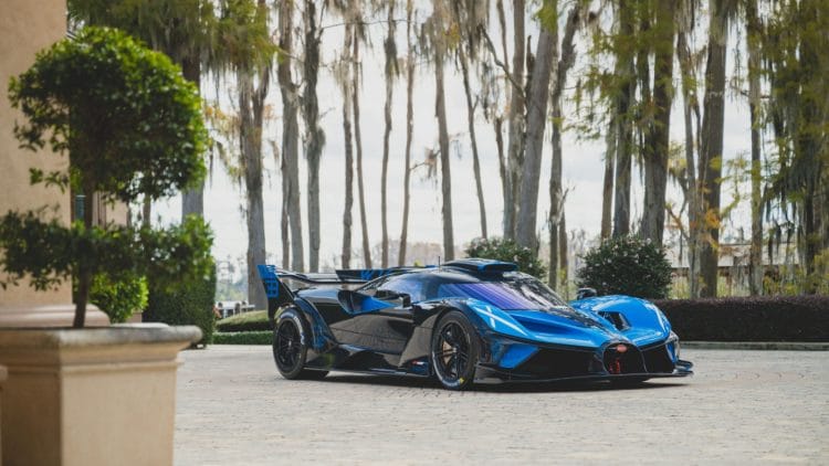 2024 Bugatti Bolide top sales results at RM Sotheby Miami 2026 auction.