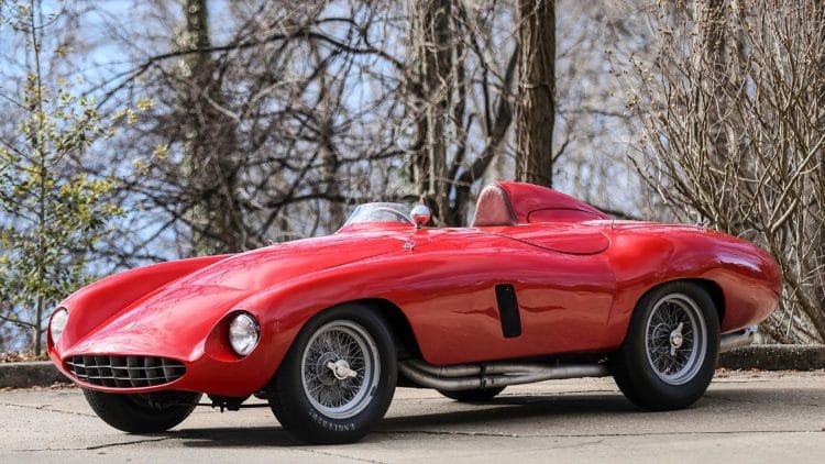 The largely unrestored, Scaglietti-bodied 1955 Ferrari 750 Monza, chassis and engine 0522 M