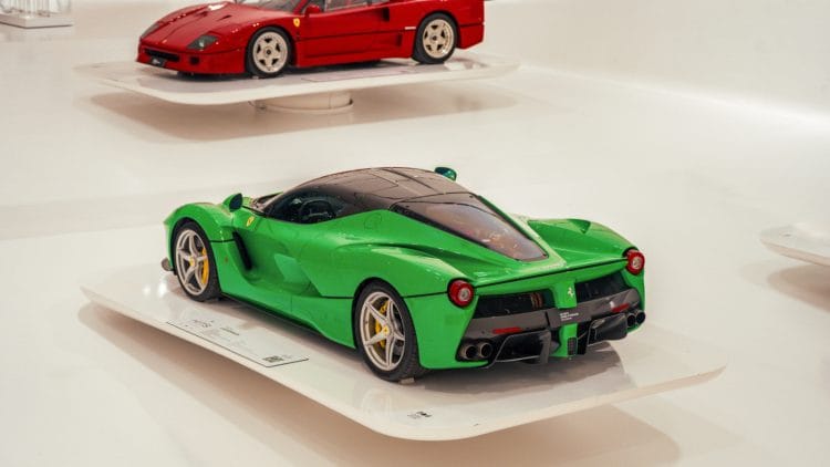 Rear View Extra Campionario Signal Green 2014 Ferrari LaFerrari on sale RM Sotheby's Monaco auction 2026 on sale RM Sotheby's Monaco auction 2026