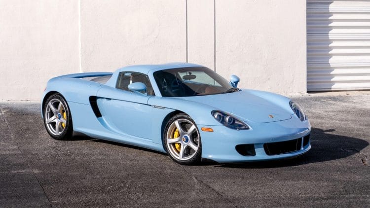 PTS Blue 2005 Porsche Carrera GT sold for auction model record price of $6.7 million at Broad Arrow Amelia Island 2026 sale
