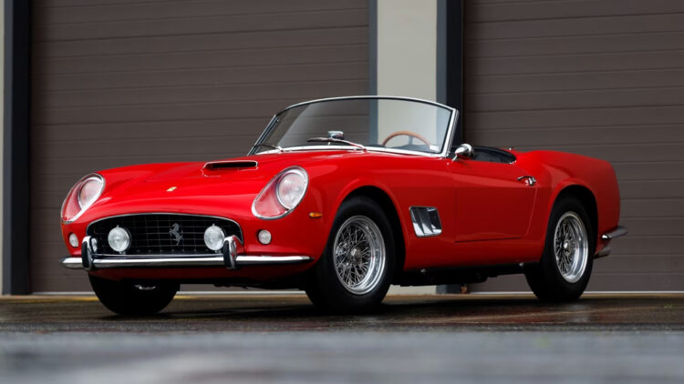 Red 1963 Ferrari 250 GT SWB California Spyder on sale at Mecum Indy 2026