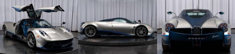 The 2016 Pagani Huayra, finished in Gray Clement, sold for $3,190,000 as the top results at Barrett-Jackson Palm beach 2026 sale.
