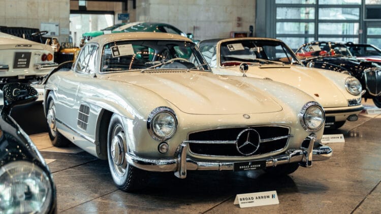1957 Mercedes-Benz 300 SL Gullwing Coupe at the Broad Arrow Villa d'Este 2026 classic car auction in Italy