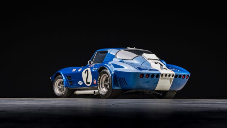 Rear Quarter 1963 Chevrolet Corvette Grand Sport, chassis #003, on sale at RM Sotheby's Monterey 2026